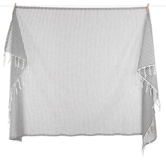 Black 100% Turkish Cotton Beach Bath Towels - Citizens of the Beach Collection - Picture 4 of 4